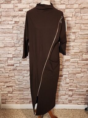 New Collection Brand New Long Brown Dress